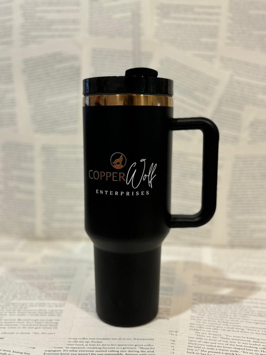 Copper Wolf Tumbler - BLACK